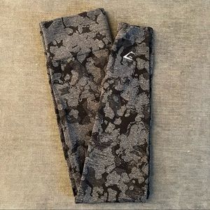 Gymshark Adapt Camo Seamless Leggings - Black, Small